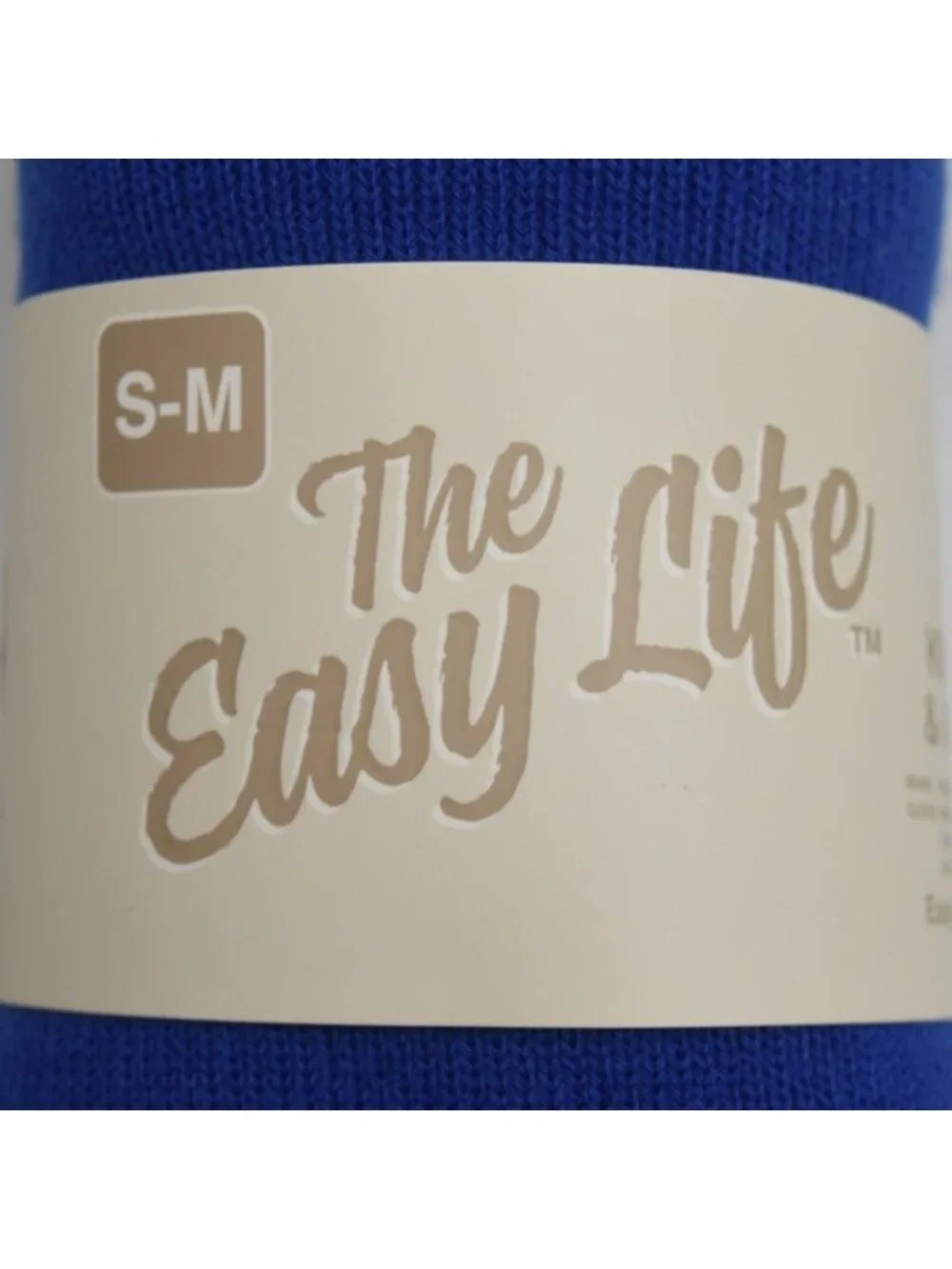 The Easy Life Knit Beanie Hat Gloves Set Royal Blue Winter Warm Unisex New S M